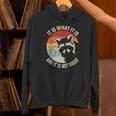 Raccoon Vintage Hoodie - Unisex Comfort | Quirky Humor