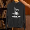 Retro Raccoon Rock Unisex Hoodie | Fun for Music Lovers