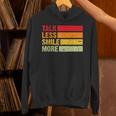 Retro Talk Less Smile More Historic Hamilton Quote Unisex Hoodie