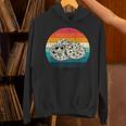 Retro Vintage Hognose Snake With Sunglasses Herpetology Unisex Hoodie