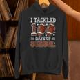 I Tackled 100 Days School Football 100Th Day Of School Boys Hoodie