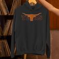 Texas State Orange Graphic Proud Texans Distressed Hoodie