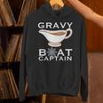 Thanksgiving Gravy Boat Captain I Love Gravy Premium Unisex Hoodie
