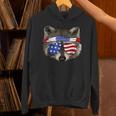 USA Patriotic Raccoon Unisex Hoodie | July 4th Trash Panda Design