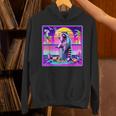 Vaporwave Raccoon Retrowave Synthwave Raccoon Meme Unisex Hoodie