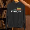 Vintage Belton Texas Home Souvenir Print Unisex Hoodie