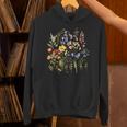Vintage Pressed Flowers Rustic Dry Flowers Wildflowers Unisex Hoodie