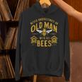 Vintage Never Underestimate An Old Man Beekeeper Hoodie