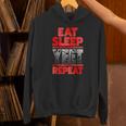 Vintage Yeet Apparel Saying Eat Sleep Repeat Hoodie