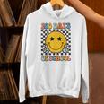 100 Days Of School Smile Face Happy 100Th Day Of School Hoodie