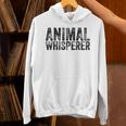 Animal Whisperer Cat Pet Dog Lover Vintage Distressed Hoodie