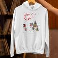 Faith Hope Love Snowman Jesus Dandelion Christian Christmas Unisex Hoodie