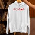 Heart Disease Awareness Month Ribbon Go Red Heart Hoodie