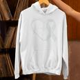 Multiple Sclerosis Awareness Ms Awareness Heart Support Hoodie