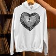 Outdoor Nature Lover Tree Ring Heart Earth Day Unisex Hoodie