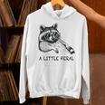 Raccoon Hoodie - Moonlit Trash Panda Design for Animal Lovers