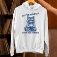Raccoon Trash Panda Unisex Hoodie - Moody Foodie Meme