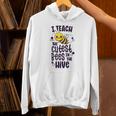 I Teach The Cutest Bees In The Hive Kindergarten Teacher Unisex Hoodie