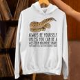 Be Yourself Always And Be A Western Hognose Snake Unisex Hoodie