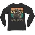 Adopt A Street Cat Unisex Long Sleeve T-Shirt | Animal Art for Pet Lovers