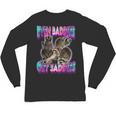 Baddie Vibes Raccoon Meme Unisex Long Sleeve Tee | Fun & Unique