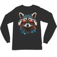 Cool Raccoon Unisex Long Sleeve T-Shirt - Fun Wildlife Design