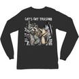 Let's Get Trashed Raccoon And Opossum Drinking Beer Unisex Long Sleeve T-Shirt