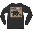 Raccoon Chemistry Elements Long Sleeve Tee for Animal Lovers