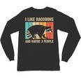 Raccoon Lover Unisex Long Sleeve T-Shirt | Cozy Wear for Introverts