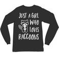 Raccoon Lover Unisex Long Sleeve T-Shirt - Cute Gift for Her