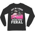 Raccoon Lover Unisex Long Sleeve T-Shirt - Fun Introvert Gift