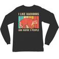 Raccoon Lover Unisex Long Sleeve Tee - Introvert Style, Gift for Him & Her
