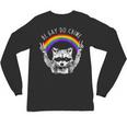 Raccoon Rainbow LGBTQ Pride | Be Gay Do Crime Unisex Long Sleeve Tee