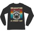 Raccoon Retro Long Sleeve T-Shirt - Unisex Vintage Style