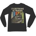 Retro Raccoon Camping Unisex Long Sleeve Tee - Everything Is Trash