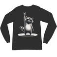 Retro Raccoon Rock Music Unisex Long Sleeve T-Shirt | Fun for All Ages