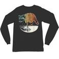 Retro Raccoon Unisex Long Sleeve T-Shirt - Vintage Moon Design