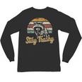 Stay Trashy Meme Unisex Long Sleeve T-Shirt | Funny Opossum Raccoon Vibe