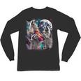 Three Raccoon Moon Unisex Long Sleeve T-Shirt - Cursed Meme Humor