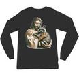 Vintage Jesus & Raccoon Long Sleeve Tee - Unisex Cozy Style