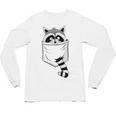 Raccoon Trash Panda Long Sleeve T-Shirt - Casual Unisex Fit
