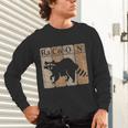 Raccoon Chemistry Elements Long Sleeve Tee for Animal Lovers