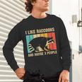 Raccoon Lover Unisex Long Sleeve T-Shirt | Cozy Wear for Introverts