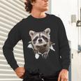 Raccoon Lover Unisex Long Sleeve T-Shirt for Raccoon Mom & Dad