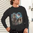 Raccoon Moon Long Sleeve T-Shirt - Unisex Design for All Ages