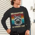 Raccoon Retro Long Sleeve T-Shirt - Unisex Vintage Style