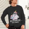 Raccoonicorn Unicorn Trash Panda Raccoon Lover Unisex Long Sleeve T-Shirt