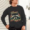 Retro Raccoon | Live Fast Eat Trash - Unisex Long Sleeve Tee