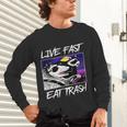 Trash Panda Cat Lovers - Unisex Cotton Long Sleeve Tee
