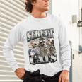 Raccoon Feral Unisex Long Sleeve T-Shirt - Retro Summer Vibes